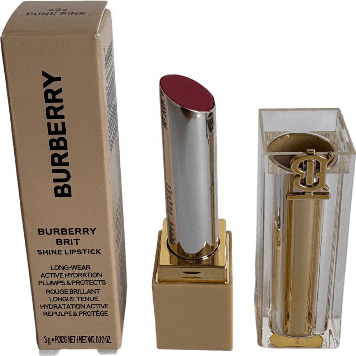 Burberry Brit Shine Lipstick 636 Punk Pink 3g - Reliked