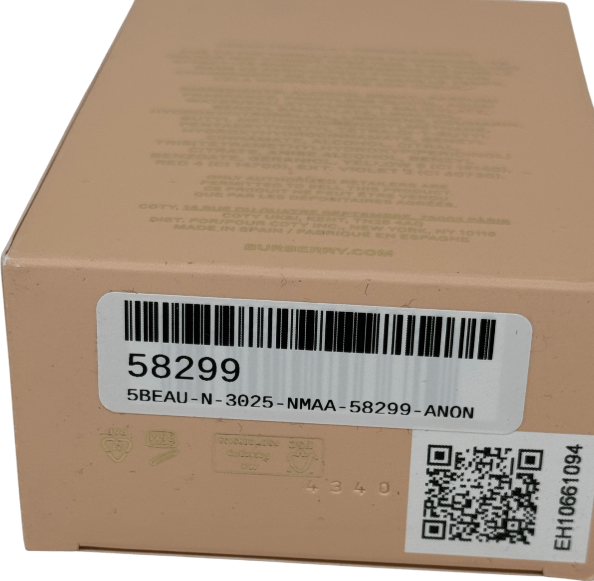 Burberry Goddess Eau De Parfum For Women 100ml - Reliked