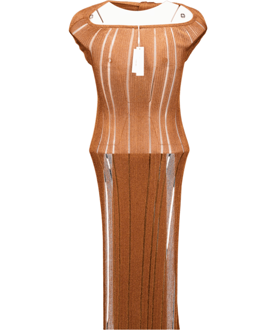 ByDee Brown Ambiente Maxi Dress In Sombra UK S - Reliked