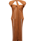 ByDee Brown Ambiente Maxi Dress In Sombra UK S - Reliked