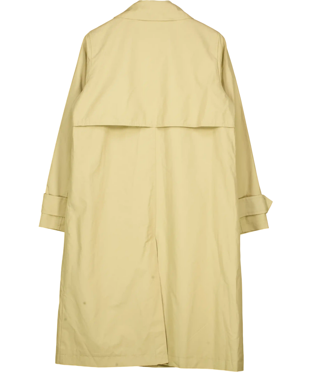 River Island Beige Single Breasted Trench Coat UK 10