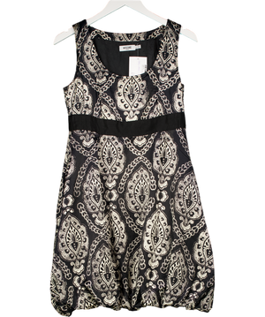 Moschino Jeans Black Sleeveless Bubble Dress UK 12