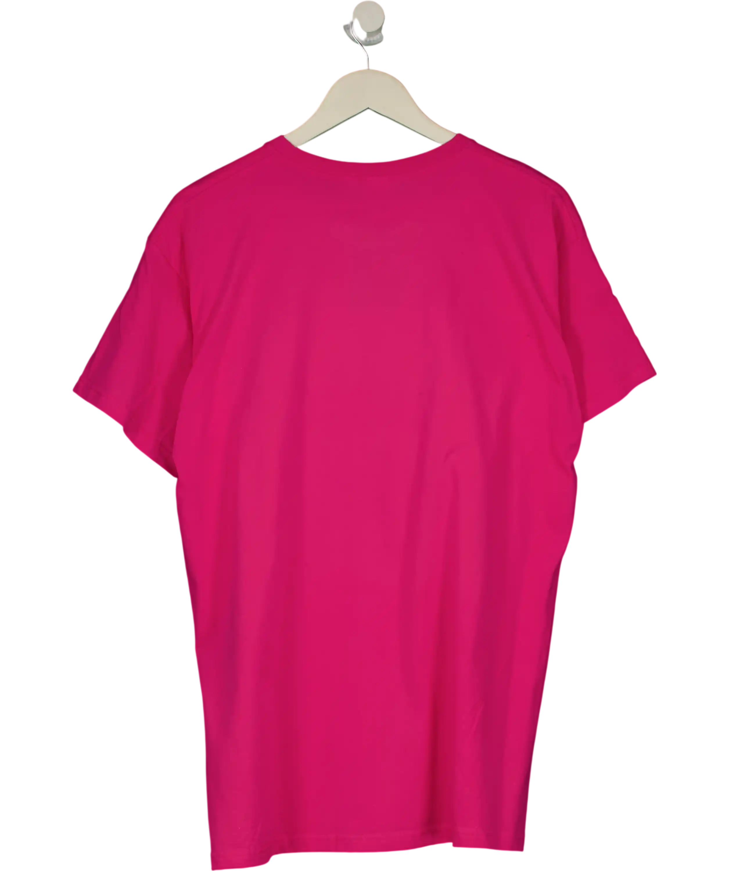 Fruit Of The Loom Pink Custom T Shirt UK XL