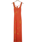 Wanderdoll Orange Eden Maxi Dress UK S
