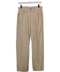 Please Cream Linen Blend Wide Leg Trousers UK S