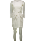 VENROY White 100% Linen Cut Out Mini Dress UK S