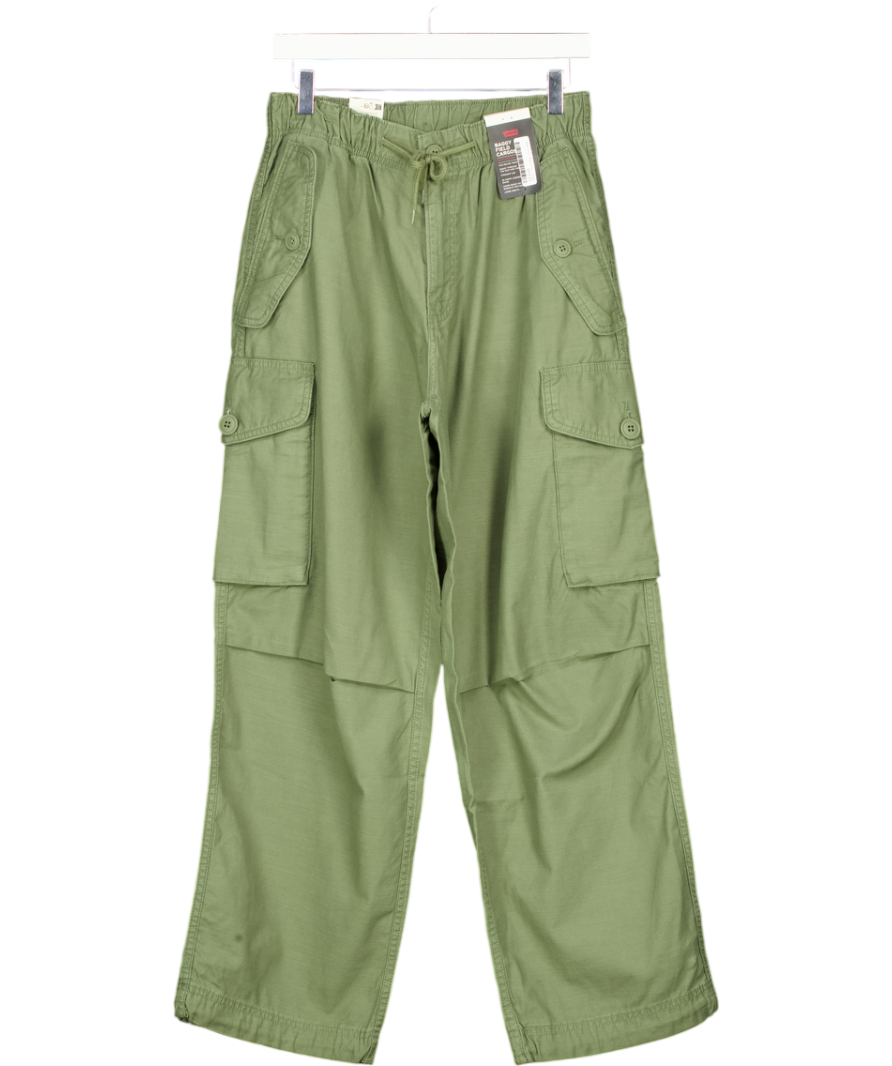 LEVI'S Green Baggy Field Cargo Pants UK S