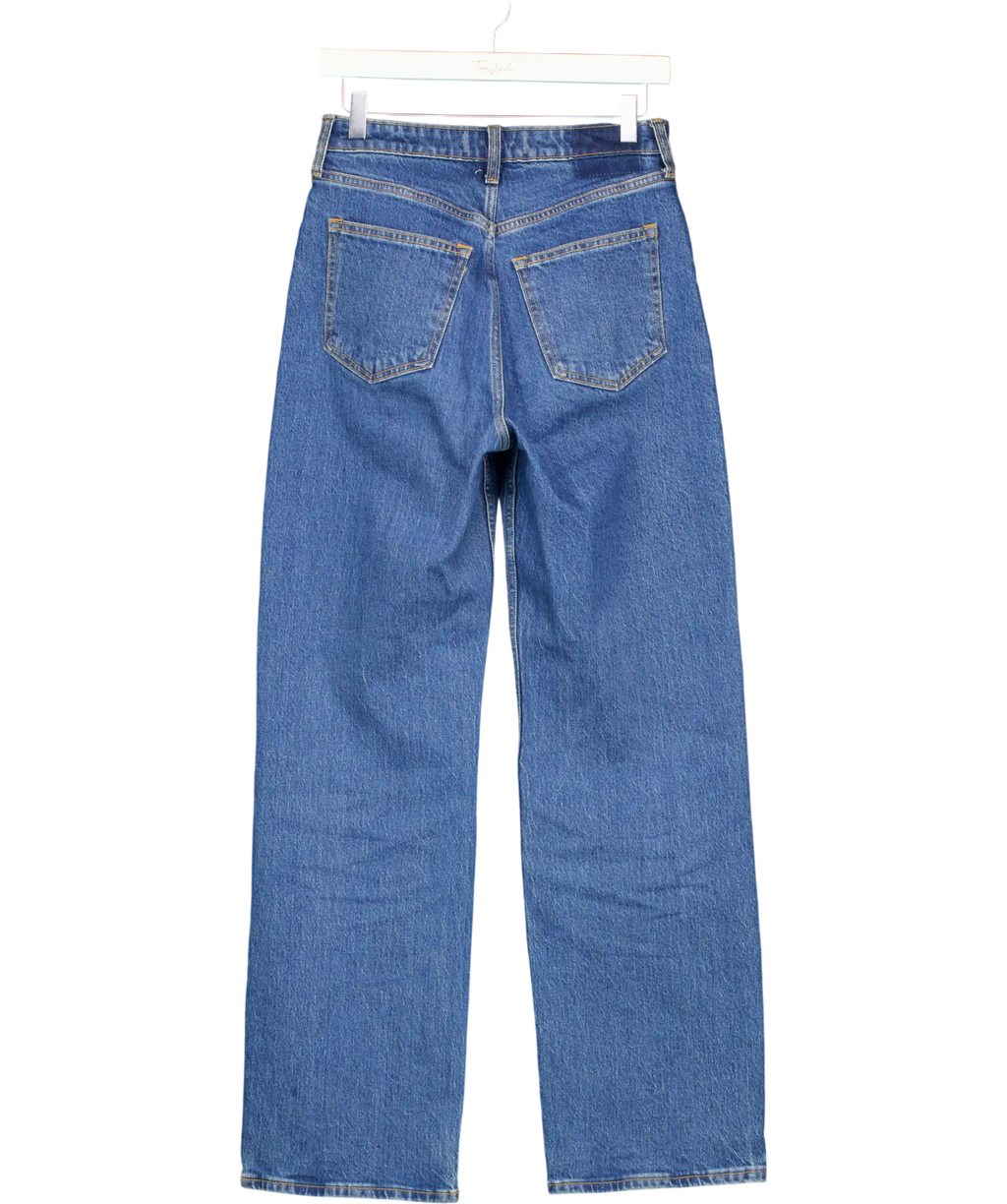 Abercrombie & Fitch Blue High Rise 90s Relaxed Jean W26