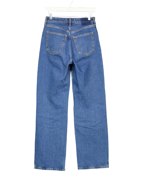 Abercrombie & Fitch Blue High Rise 90s Relaxed Jean W26