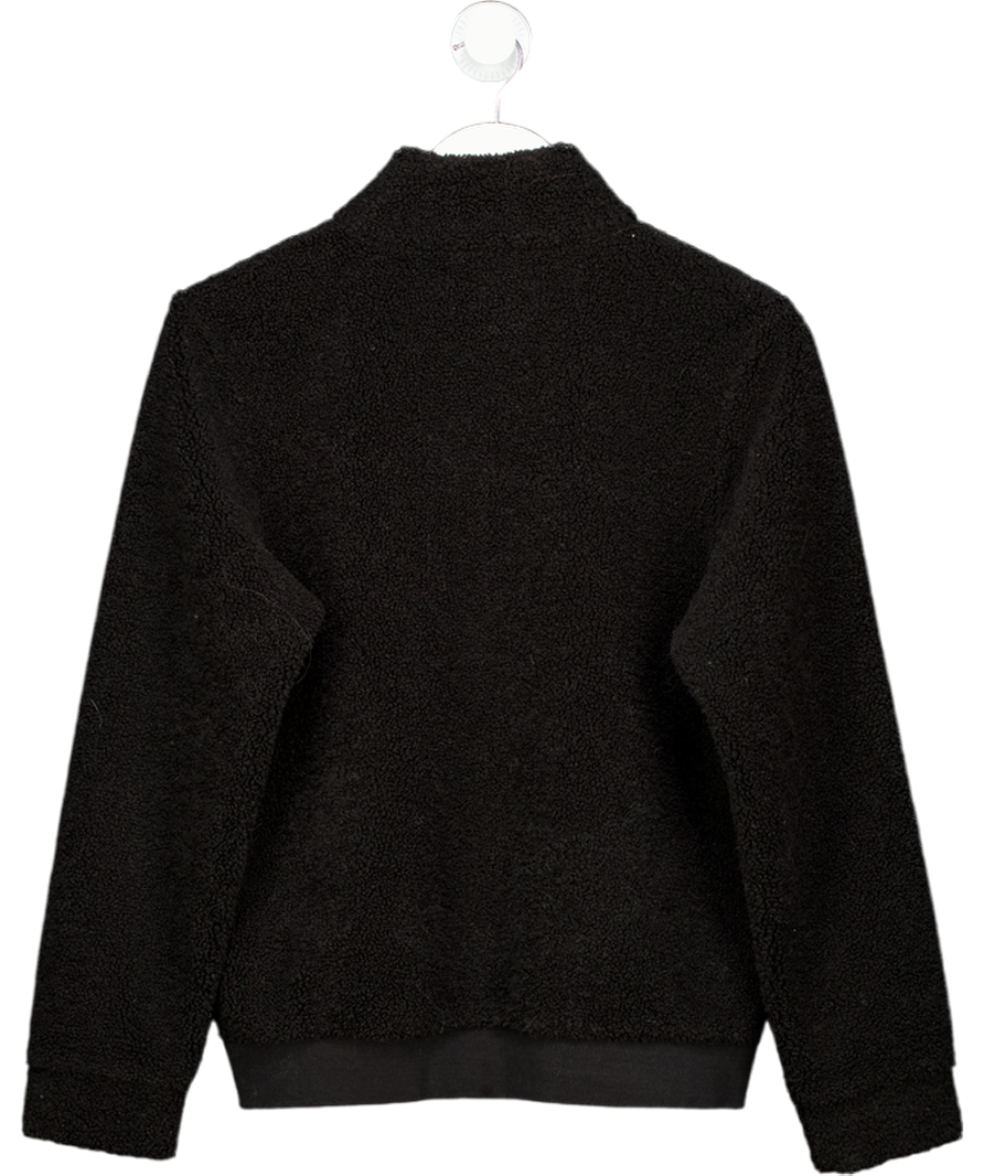 Laines London Black Borg Zip Top UK S