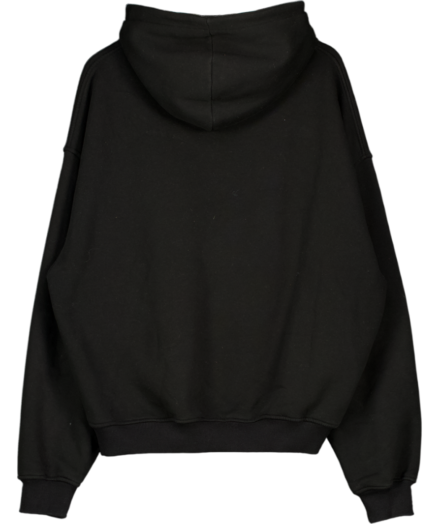 165TH FLOOR Core Heavyweight Hoodie Washed Black UK L