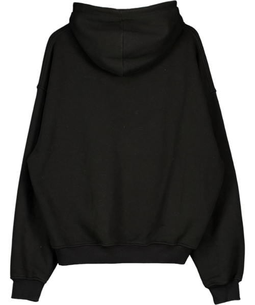165TH FLOOR Core Heavyweight Hoodie Washed Black UK L