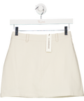 commense Cream Essential Mini Skirt UK XS