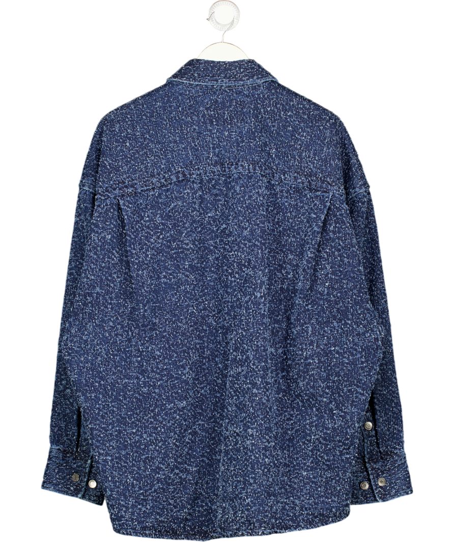 H&M Blue Oversized Jacket UK S