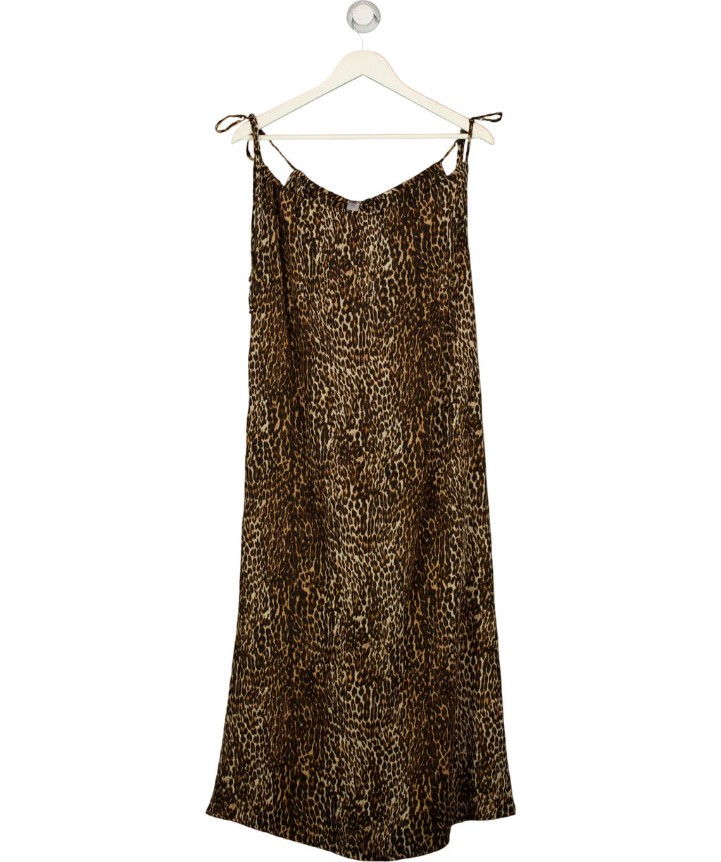 SWIM BY DI Brown Leo Skirt UK XS