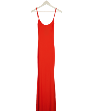 SKIMS Orange Soft Lounge Long Slip Dress UK S