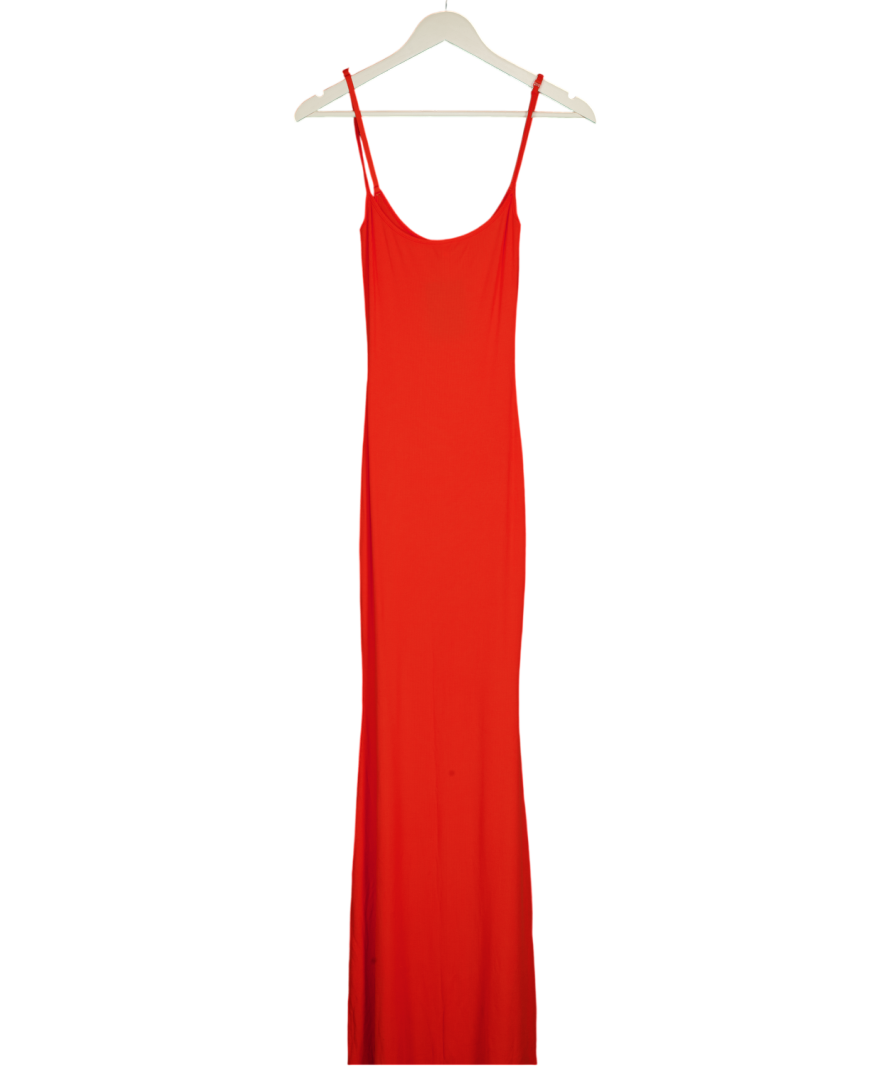 SKIMS Orange Soft Lounge Long Slip Dress UK S