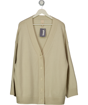 H&M Beige Fine-knit Cardigan UK XS/S