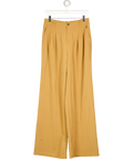 VARLEY Tan Brown Jayla Wide-leg Stretch-woven Trousers UK M