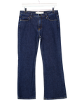 VICTORIA BECKHAM Blue Cropped Straight Leg Jeans W29