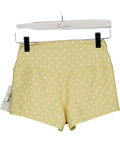 Gilly Hicks Butter Yellow Polka Dot Cycle Shorts UK XS