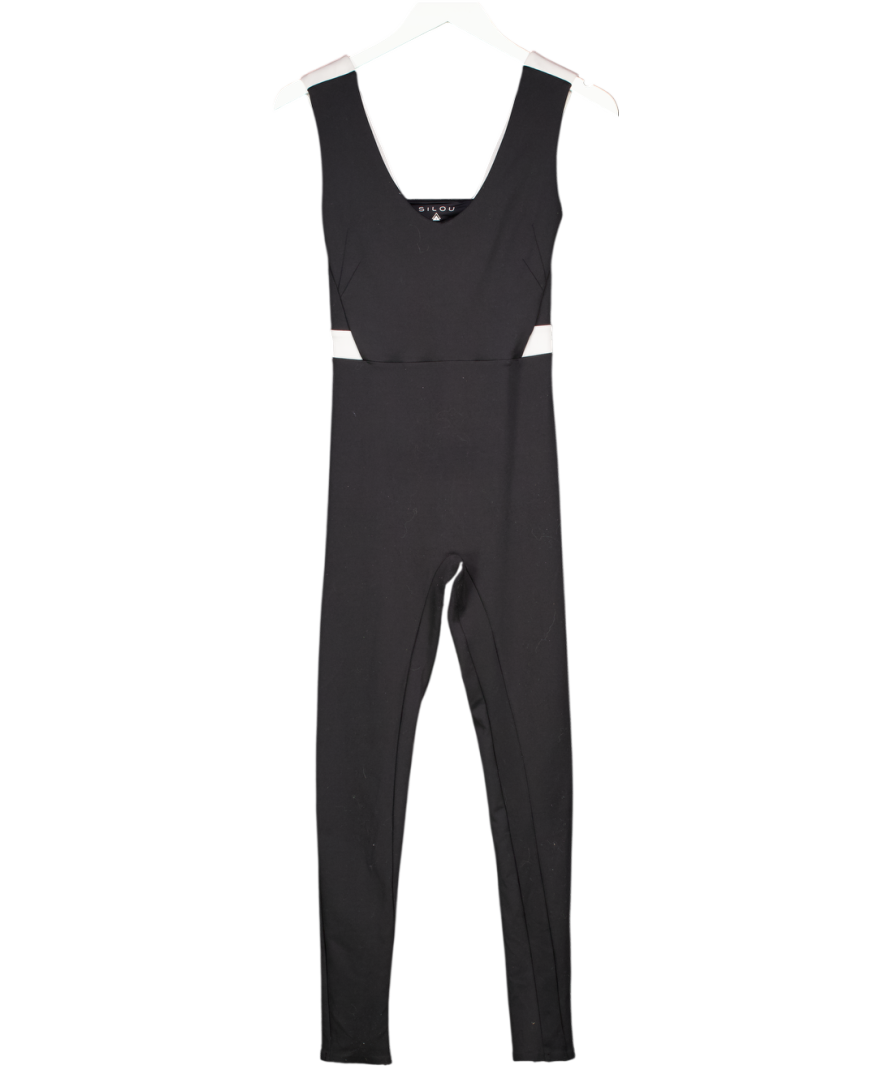 Silou Black Seamless Jumpsuit UK S