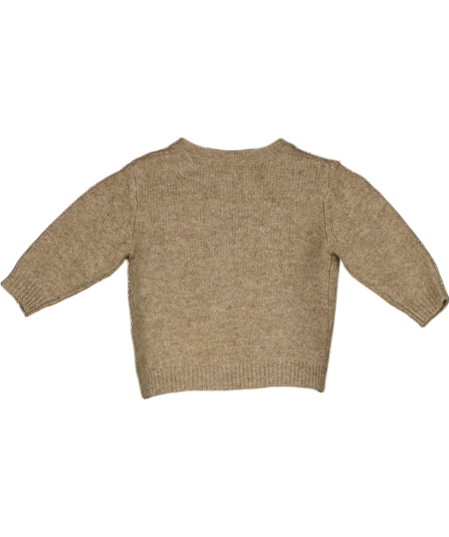 Caramel baby & child Brown Wool Cardigan 0-3 Months