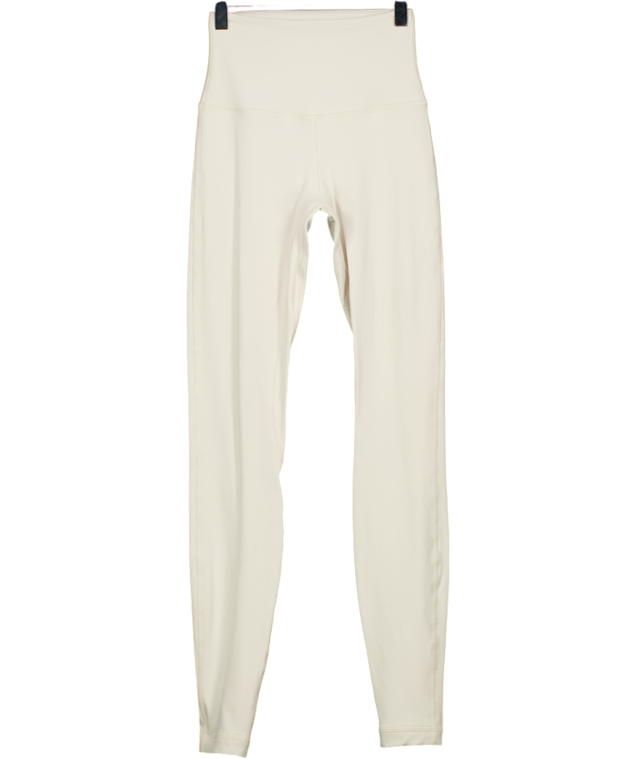 LULULEMON Cream High Waisted Leggings Us2 UK 6