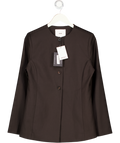REBE Black Inness Collarless Blazer UK S