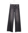 PAIGE Anessa 31” Wide-leg Jeans In Viper Black Distressed W24