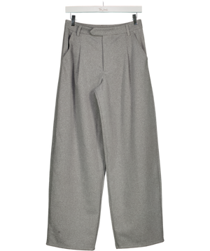 ASOS Grey Design Brushed Barrel Leg Tailored Trouser UK 8
