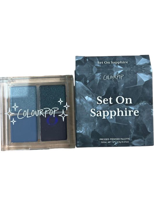 ColourPop Set On Sapphire Pressed Powder Palette
