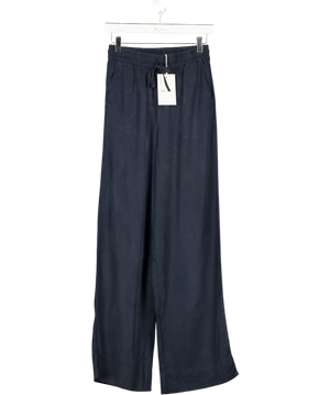 LIFE OF EASE Blue 100% Lyocell Silky Feel Dee Drawstring Trousers UK XS