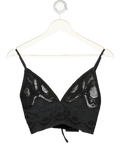 ALICE + OLIVIA Black Lace Bra Top UK XS