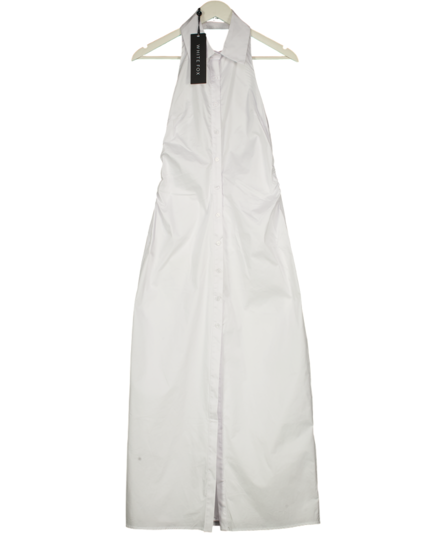 White Fox Starlight Sis Maxi Dress White UK S