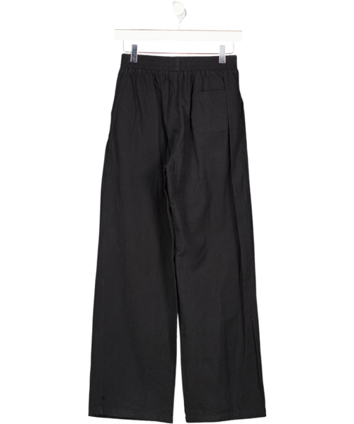 Adanola Black Cotton Pull On Pants UK S