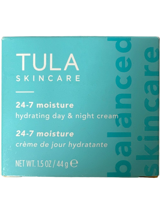 TULA Skincare 24-7 Moisture Hydrating Day & Night Cream 1.5 Oz / 44 Ml