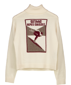 ZARA Cream 90% Wool Ski Collection Jumper UK S