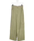 AYM STUDIOS Khaki Green Cargo Trousers UK M