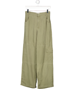 AYM STUDIOS Khaki Green Cargo Trousers UK M