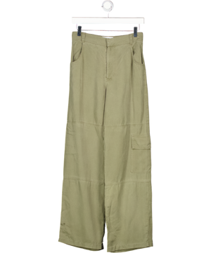 AYM STUDIOS Khaki Green Cargo Trousers UK M
