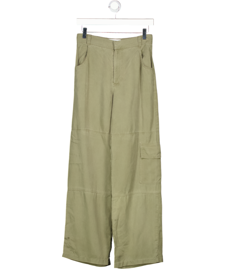 AYM STUDIOS Khaki Green Cargo Trousers UK M