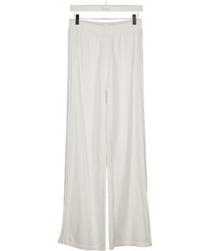 WHITE FOX White Wide Leg Joggers UK M