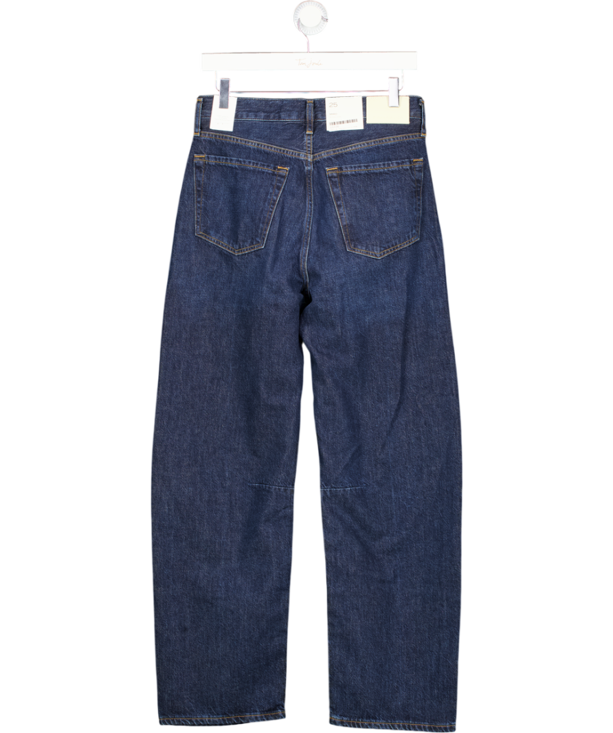 CITIZENS OF HUMANITY Blue Miro Long Relaxed Subtle Barrel Leg Jean In Medina W25