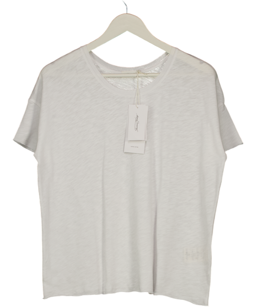 AMERICAN VINTAGE White Sonoma T-shirt UK S