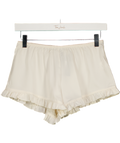 Brandy Melville White Poppy Shorts UK S