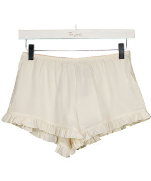Brandy Melville White Poppy Shorts UK S