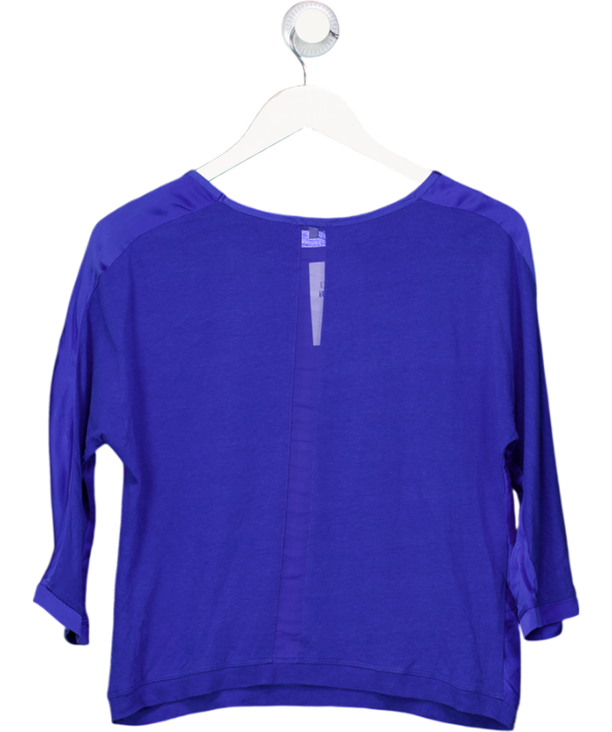 Jigsaw Cobalt Blue 100% Silk Boxy Fit Top UK XS