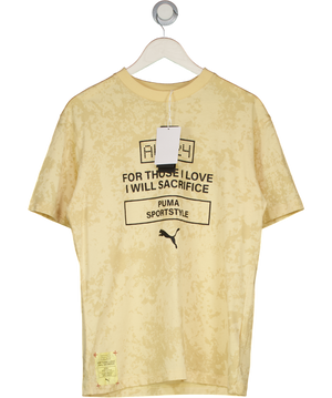 Puma Beige Davido Sacrifice Tee UK S