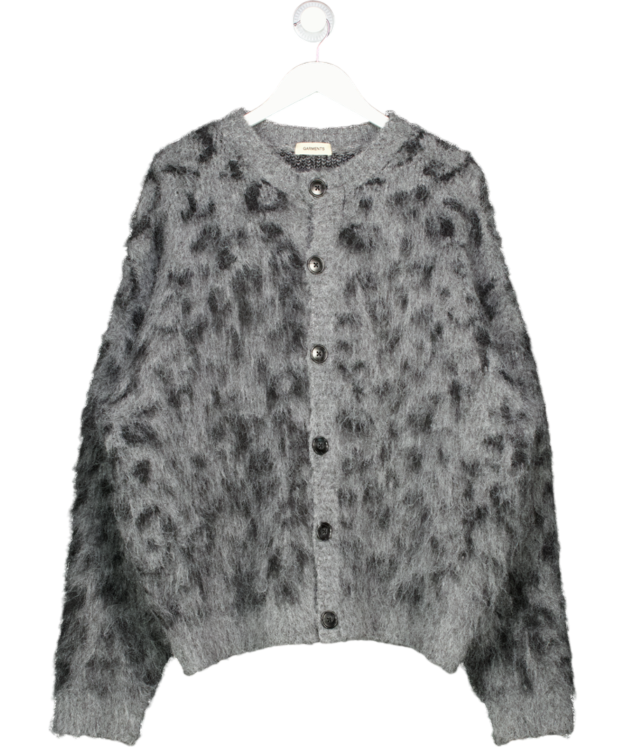 Garments Grey Oversized Cardigan UK L